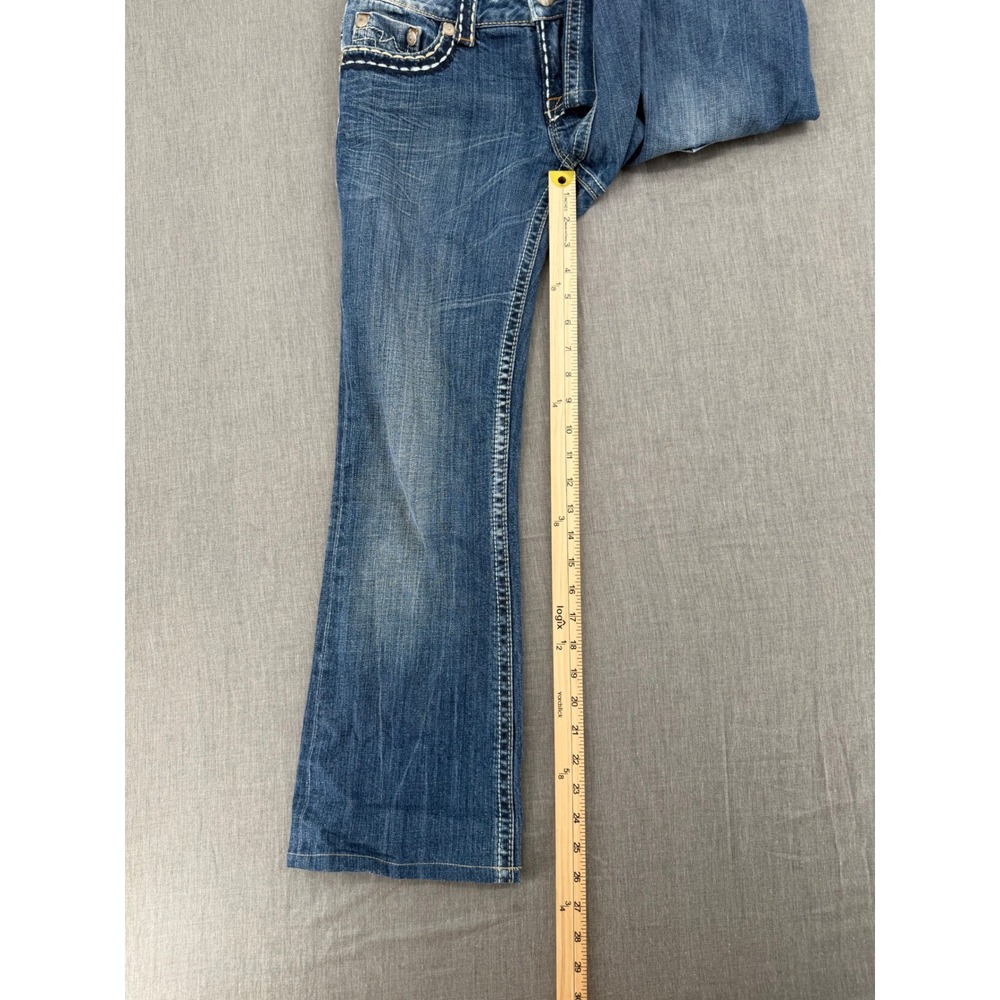 Miss Me Irene Bootcut Jeans Brookdale Wash Flap Pocket Size 28 - Picture 5 of 7